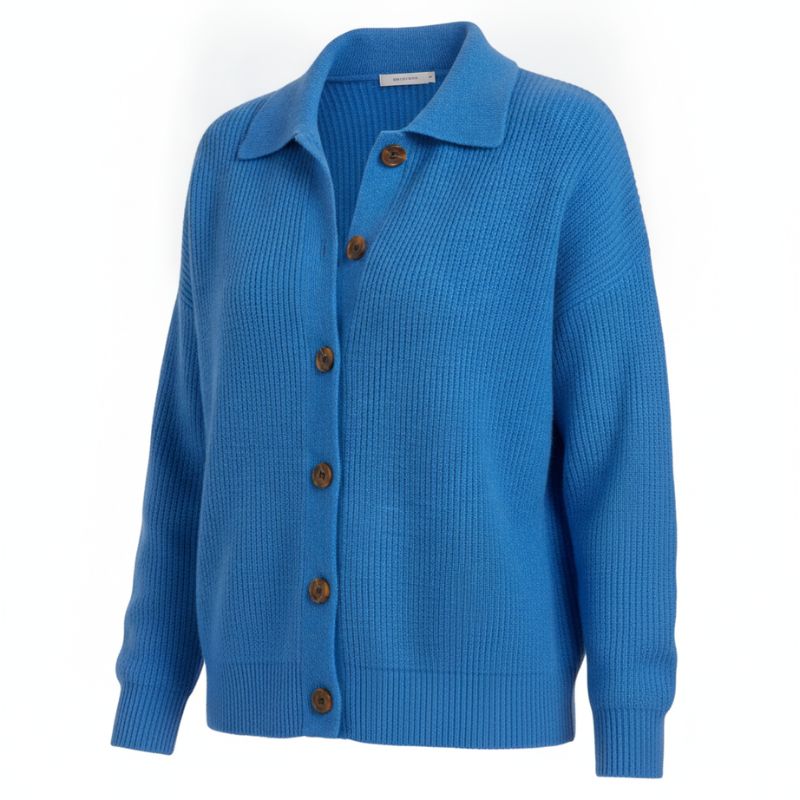blå-cardigan