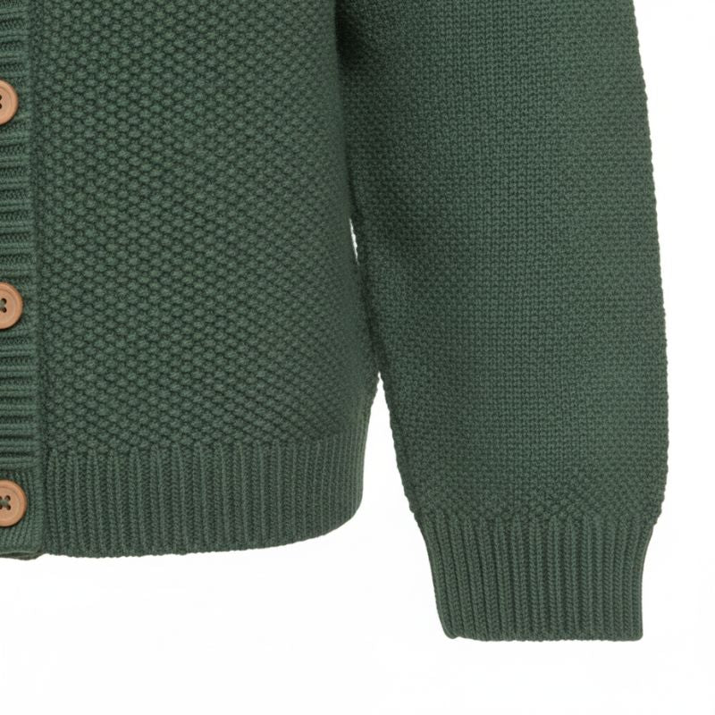 grøn-cardigan