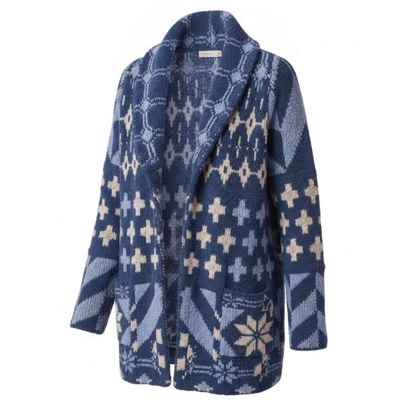 blå-cardigan