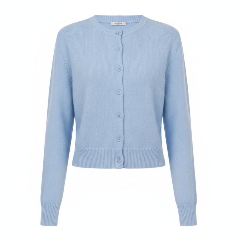 lyseblå-cardigan